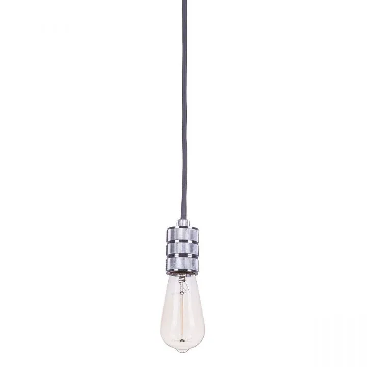 Millenia, nowoczesna oprawka wisząca, chromowana, E27, DS-M-010-03 CHROME